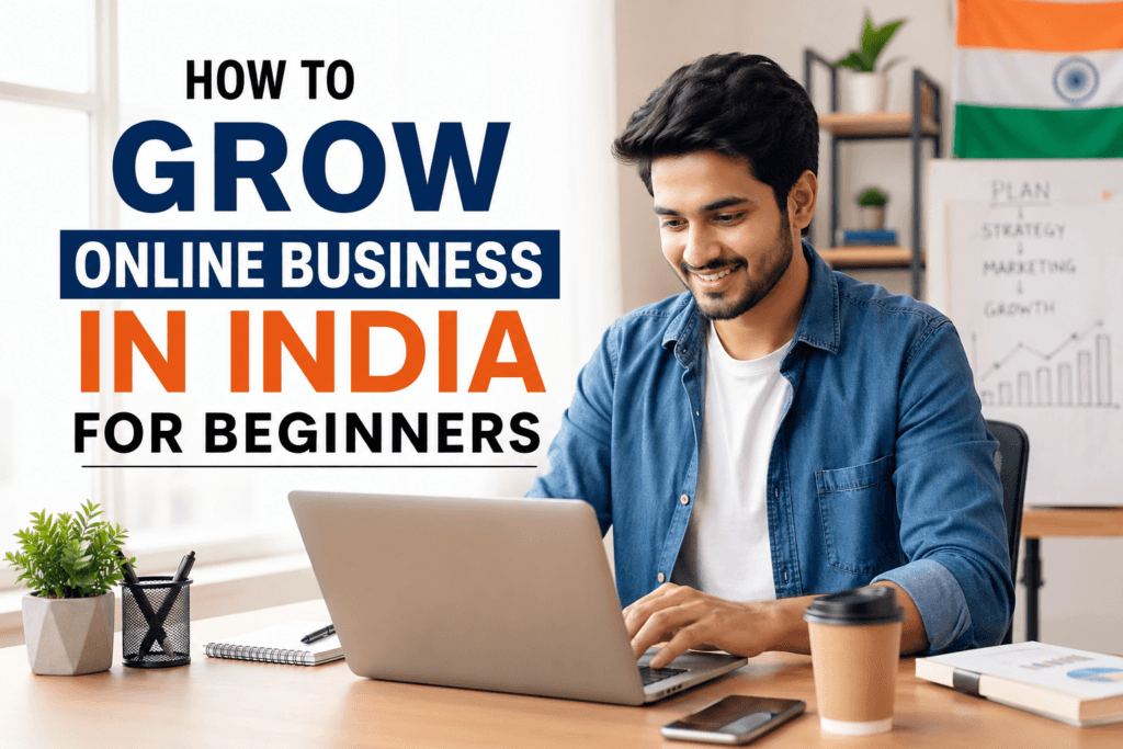 How to grow online business in India for beginners